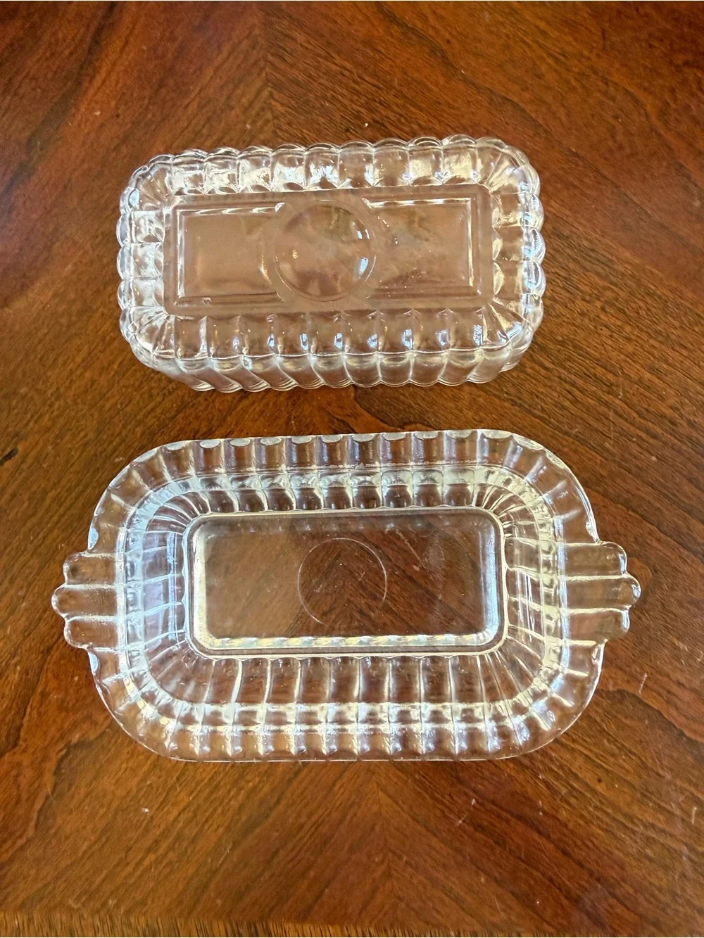 Antique Hazel - Atlas art deco covered butter  dish